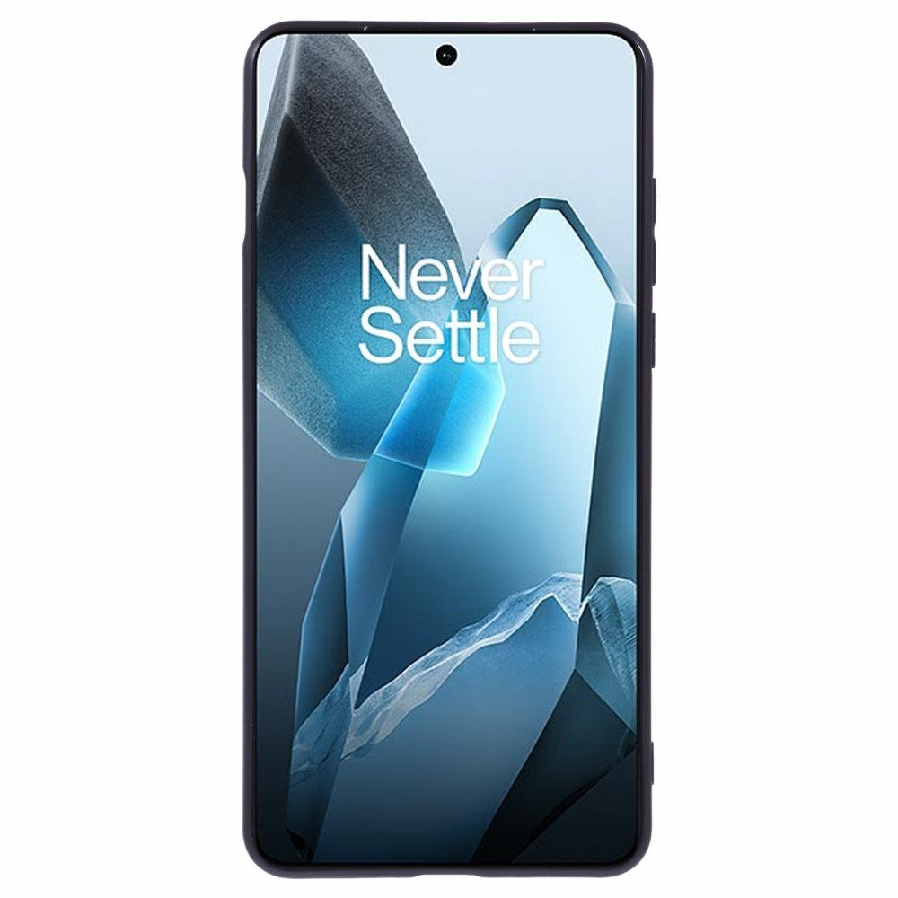 EIDERWOOD OnePlus 13 Glossy fleksibel plastbakside - svart