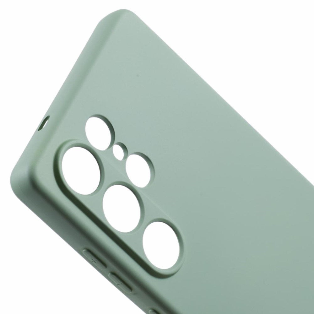 EIDERWOOD Samsung Galaxy S25 Ultra Fôret fleksibelt plastbakdeksel - Lysegrønn