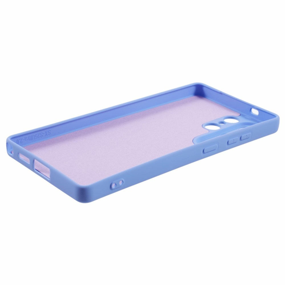EIDERWOOD Samsung Galaxy S25 Ultra Fôret fleksibelt plastdeksel - Lyseblå