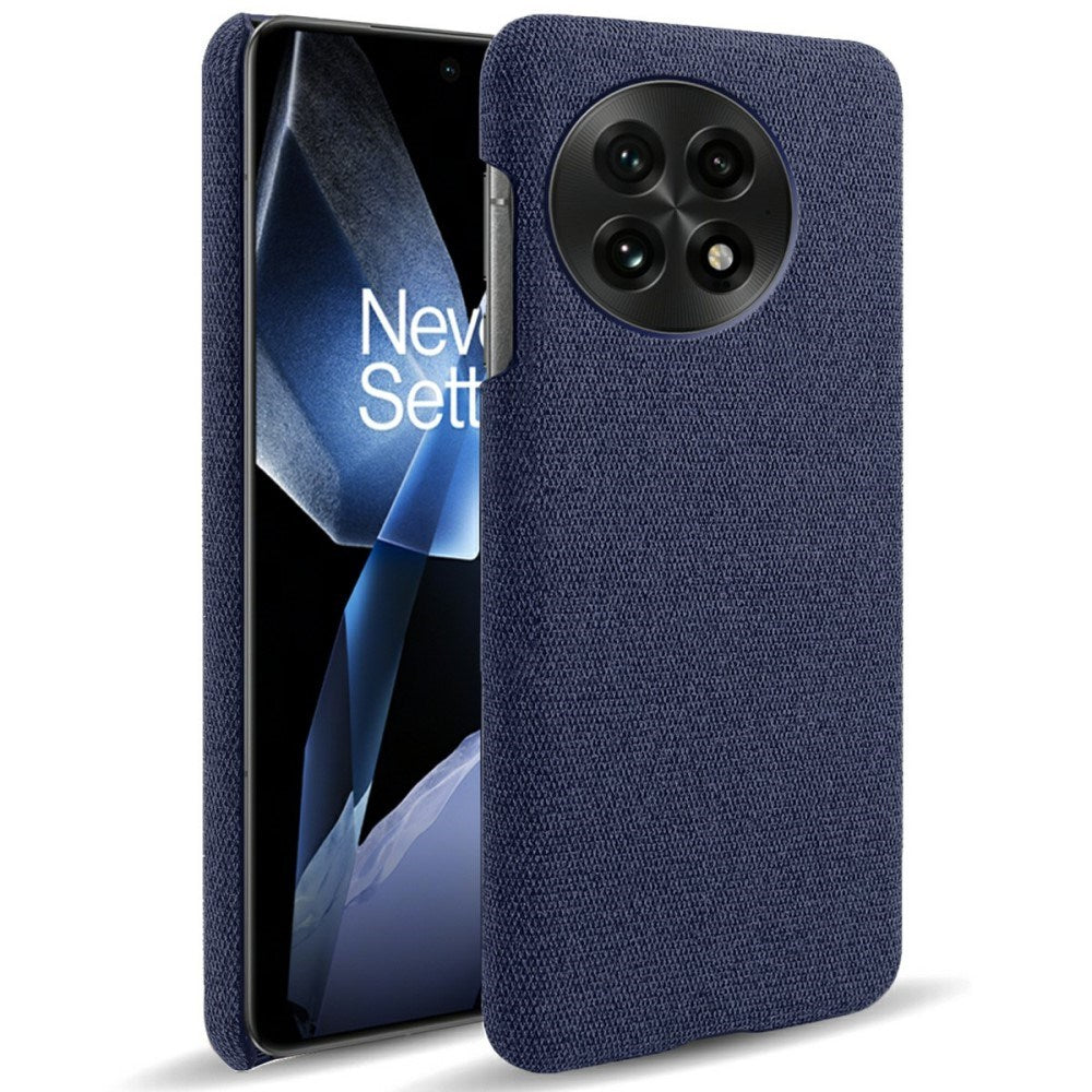 OnePlus 13 - EIDERWOOD Stoffdekket plastdeksel - Blå