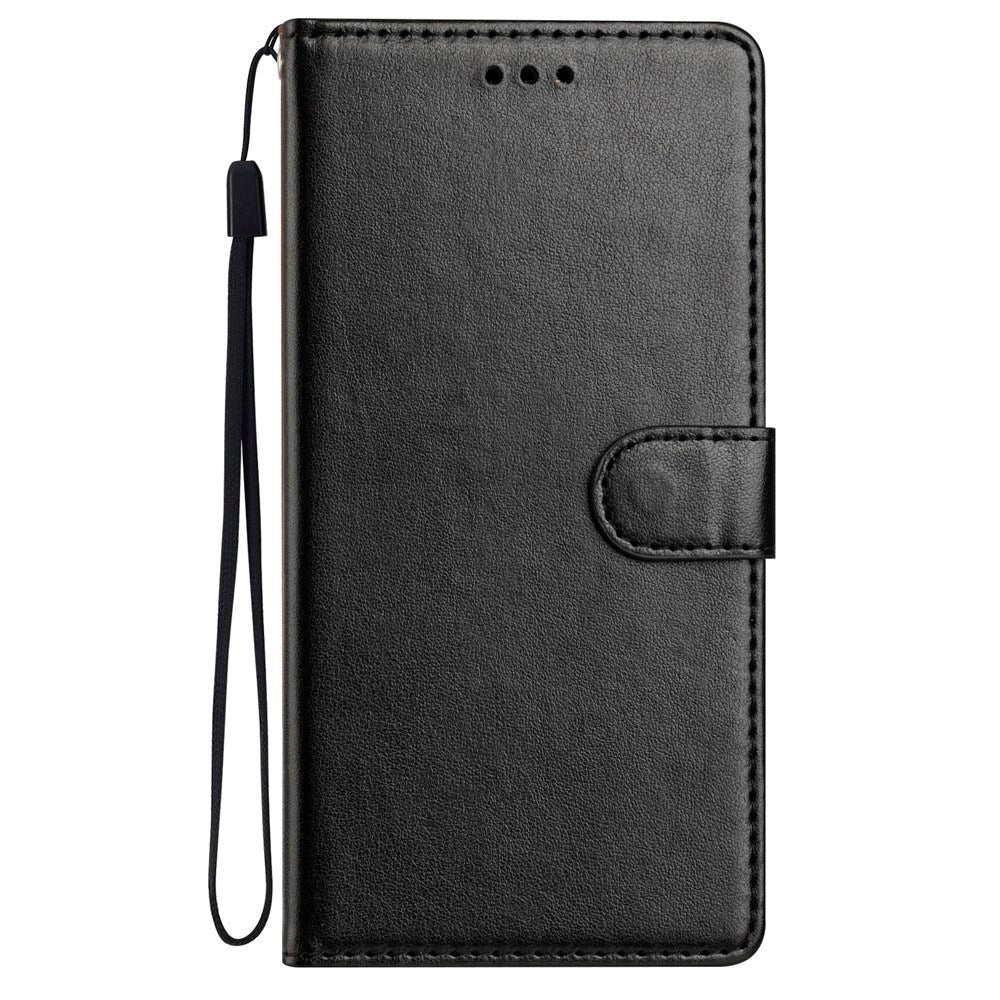 Xiaomi Redmi Note 14 Pro (5G) / Poco X7 - EIDERWOOD Kunstlæder Flip Cover m. Strop - Sort