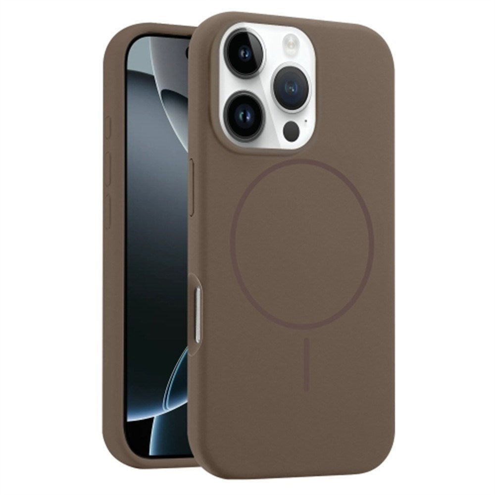 EIDERWOOD iPhone 16 Pro Silikone Mobil Cover - MagSafe Kompatibel - Brun