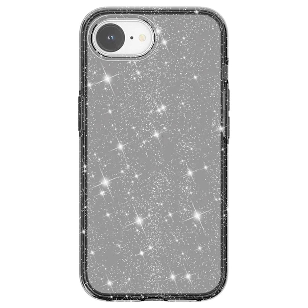 iPhone 16e - EIDERWOOD Hybrid Glitter plastdeksel - MagSafe-kompatibel - Svart