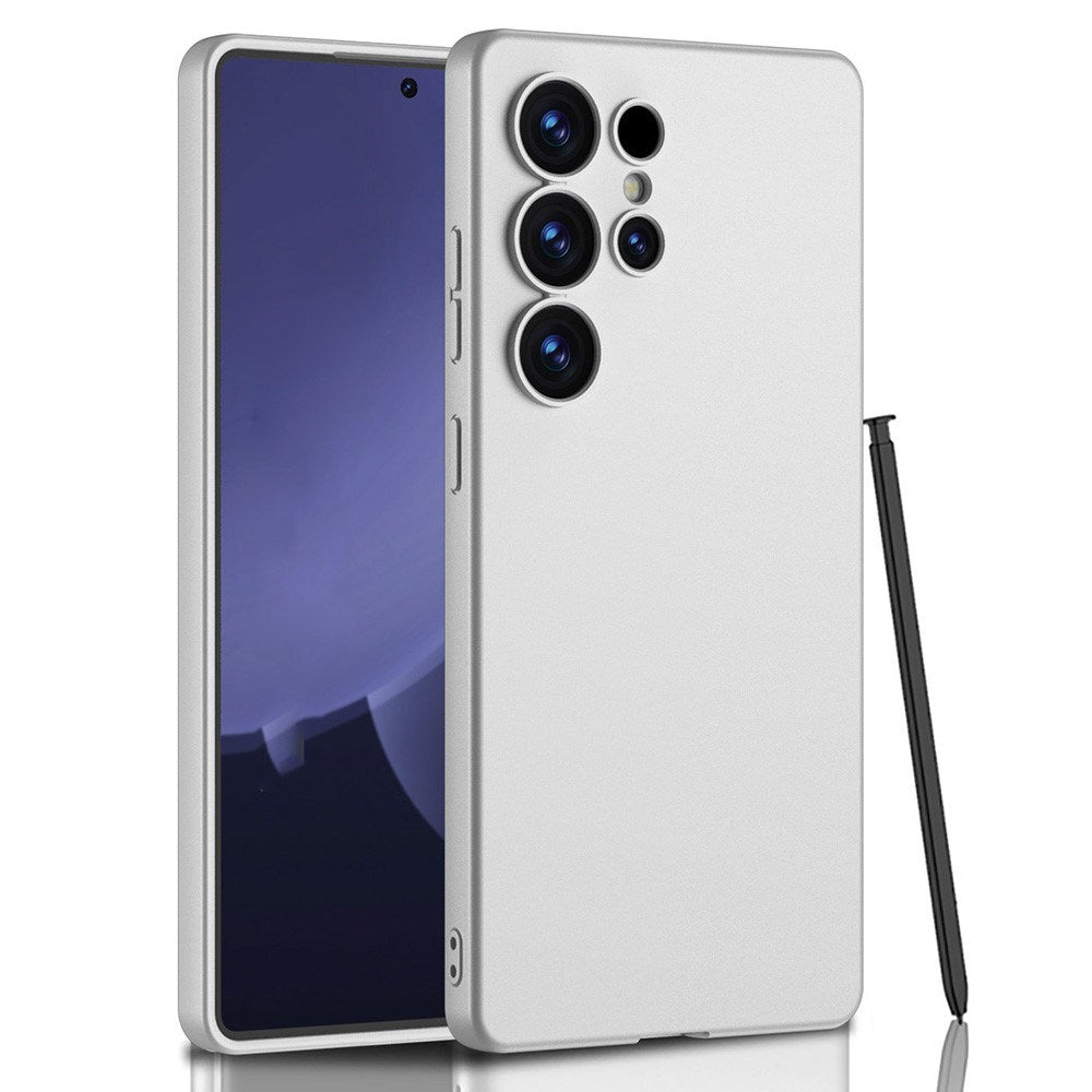 EIDERWOOD Samsung Galaxy S25 Ultra Slim Plastic Bakdeksel - inkl. Liten penn - sølv
