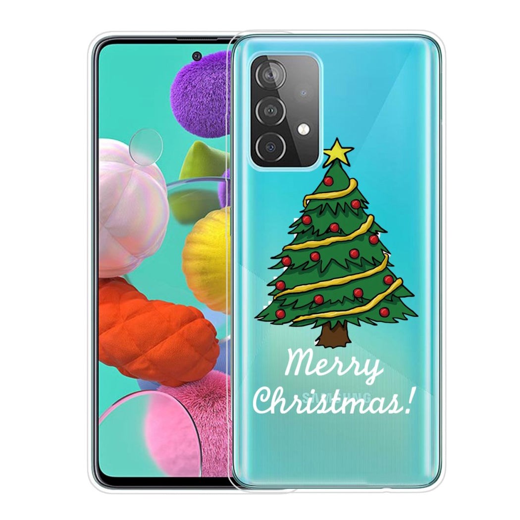 Samsung Galaxy A53 (5G) TPU plast juledeksel - god jul - juletre