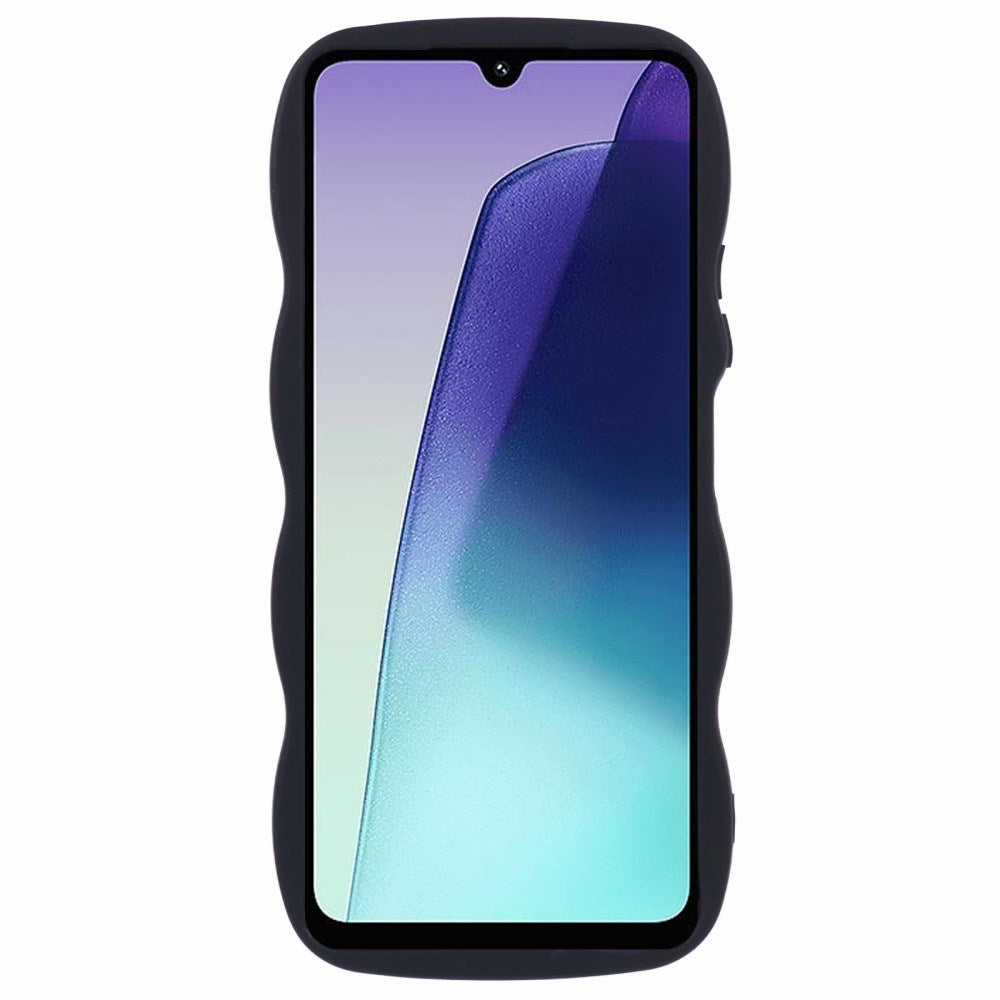 Xiaomi Redmi 14C - EIDERWOOD Fleksibelt Plastik Wavy Cover - Sort