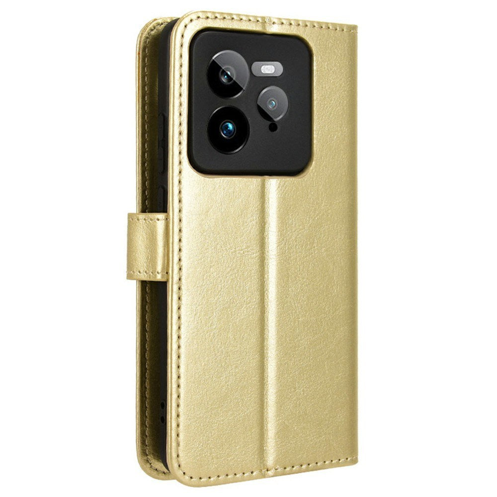 Realme GT 7 Pro (5G) - EIDERWOOD Faux Leather Flip Cover m. Stropp - Gull