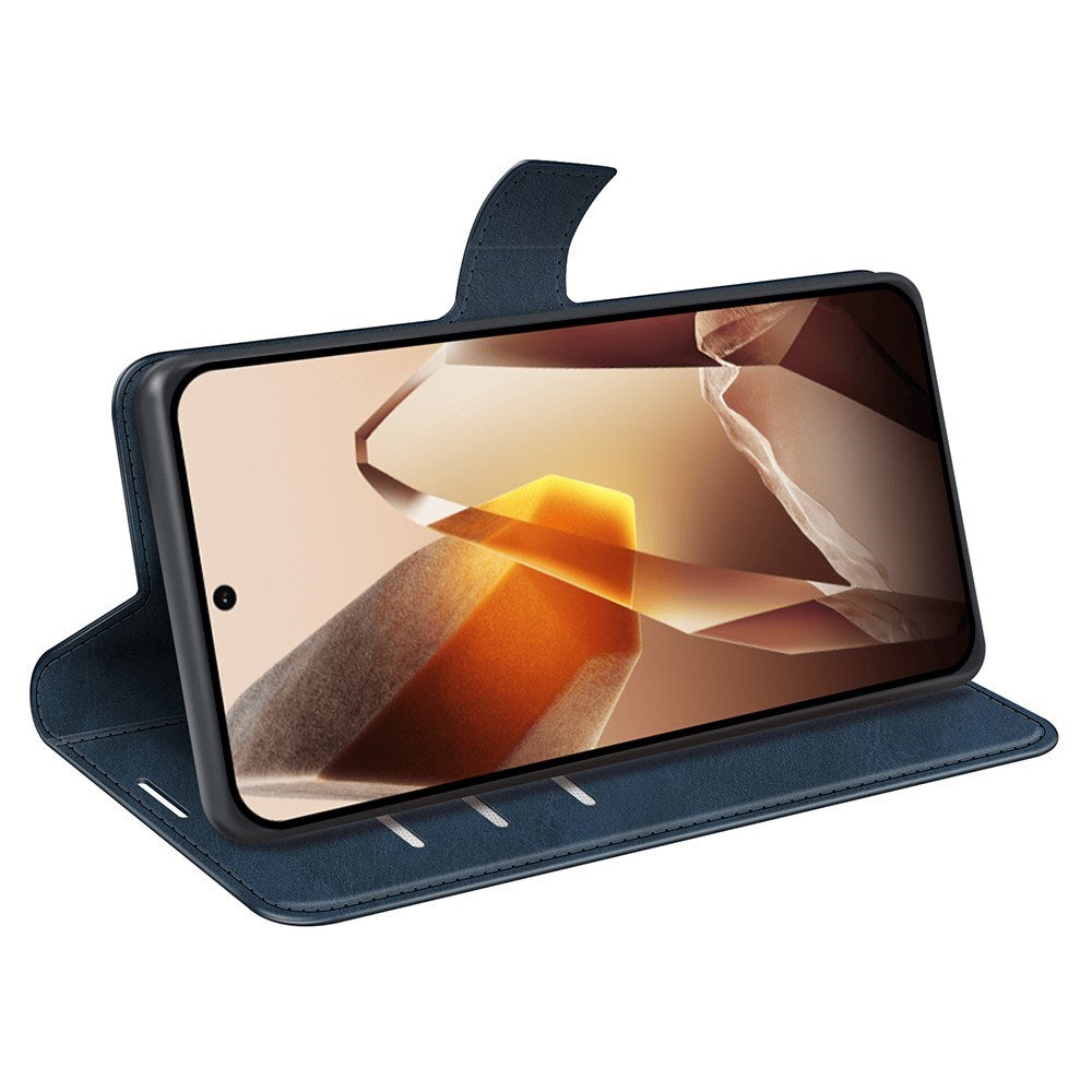 EIDERWOOD OnePlus 13 Lommebok Flip Lærdeksel m. Lommebok - Blå