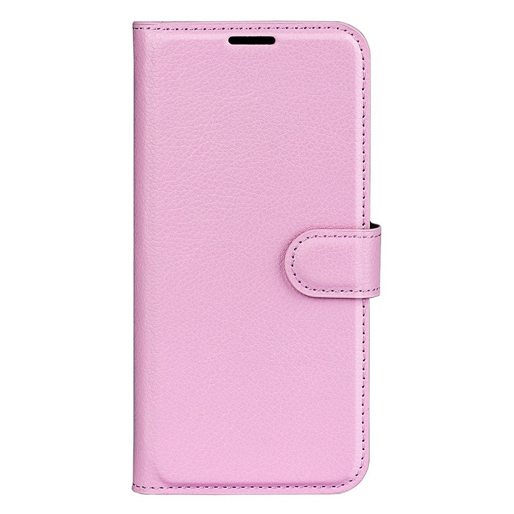 Xiaomi 15 - EIDERWOOD Faux Leather Flip Cover m. Kortholder og stativfunksjon - Rosa
