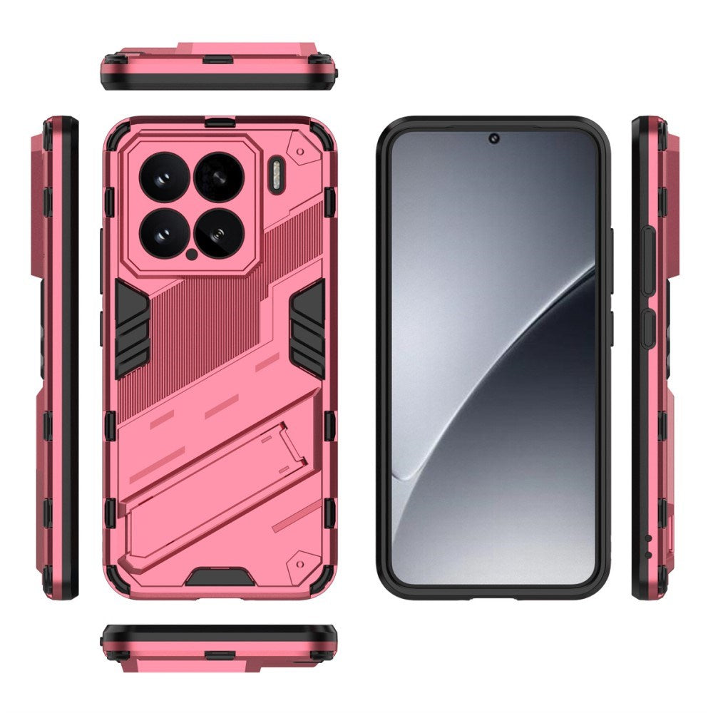 Xiaomi 15 - EIDERWOOD Craftsman Cover m. Stativ - Rosa