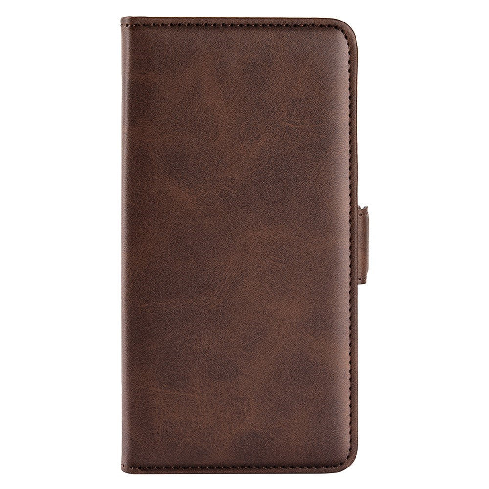 Xiaomi Redmi Note 14 Pro+ - EIDERWOOD Faux Leather Flip Cover m. Kortholder og stativfunksjon - brun