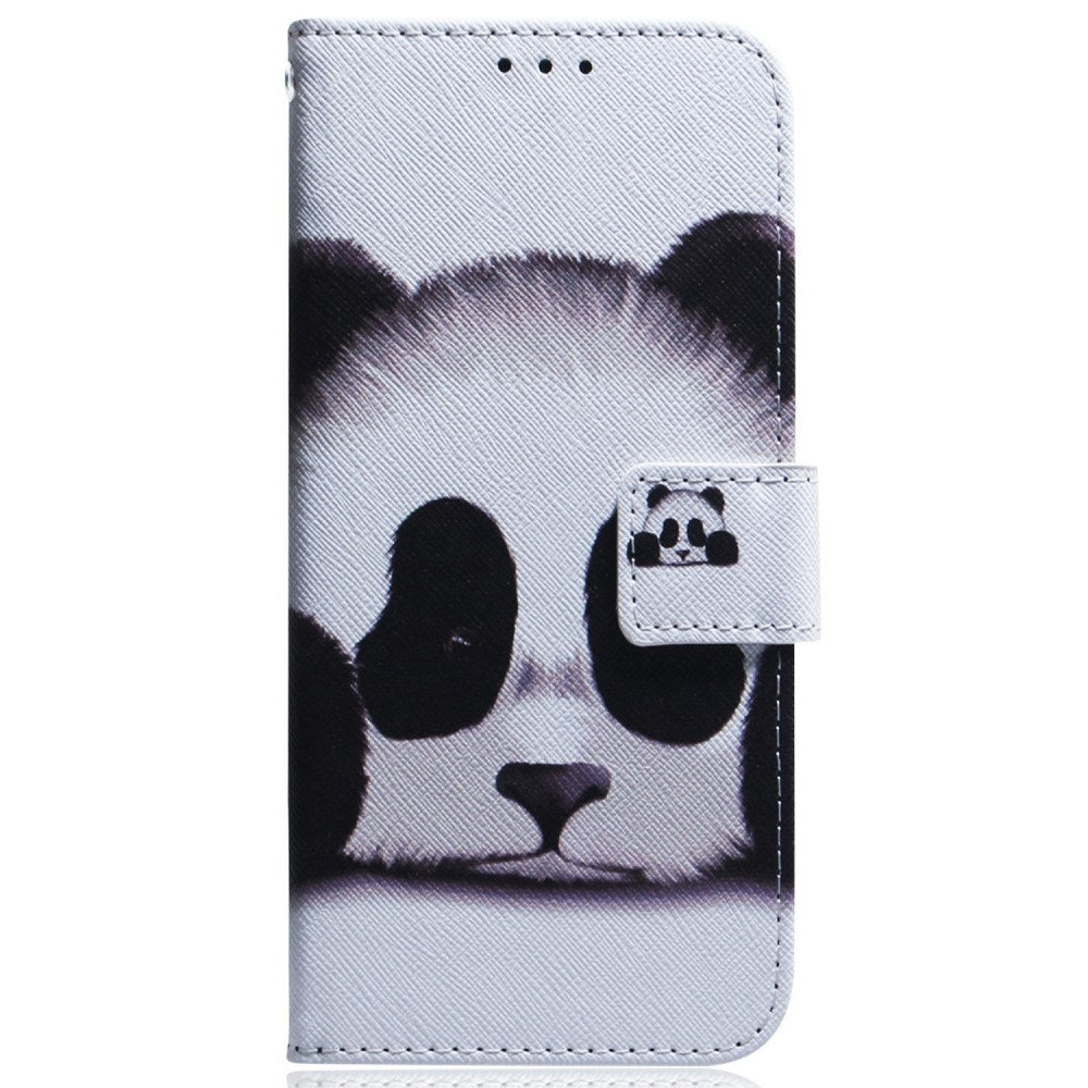 OnePlus 13 - EIDERWOOD Faux Leather Flip Cover m. Motiv - Panda