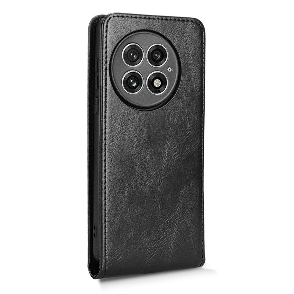OnePlus 13 - EIDERWOOD Vegan Leather Flip Cover m. Kortlomme - Sort