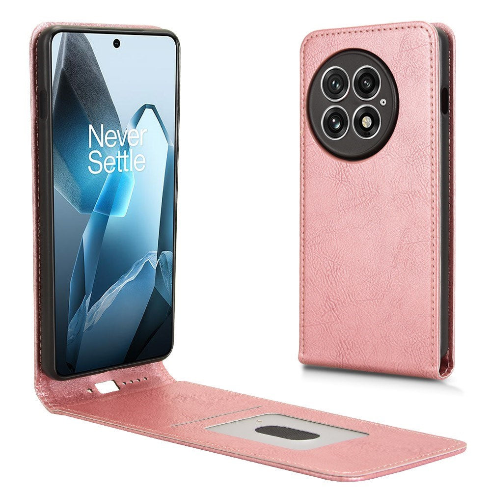 OnePlus 13 - EIDERWOOD Vegan Leather Flip Cover m. Kortlomme - Rosa