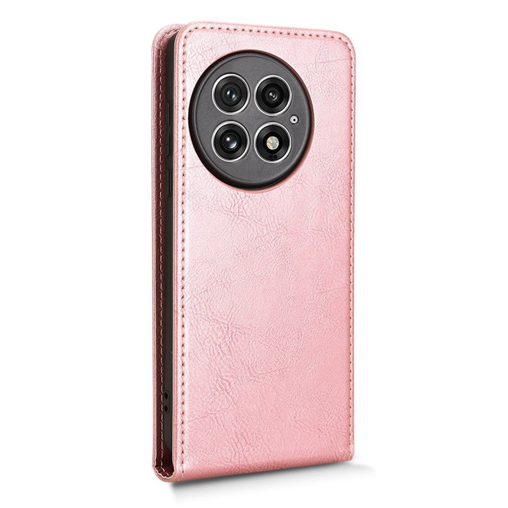 OnePlus 13 - EIDERWOOD Vegan Leather Flip Cover m. Kortlomme - Rosa
