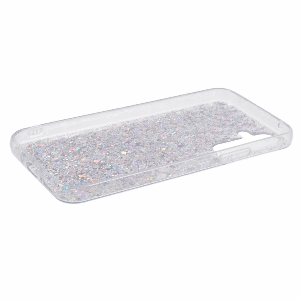 Samsung Galaxy A26 (5G) - EIDERWOOD fleksibelt plastdeksel m. Glitter - Sølv