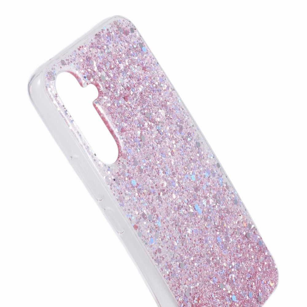 Samsung Galaxy A26 (5G) - EIDERWOOD fleksibelt plastdeksel m. Glitter - Rosa