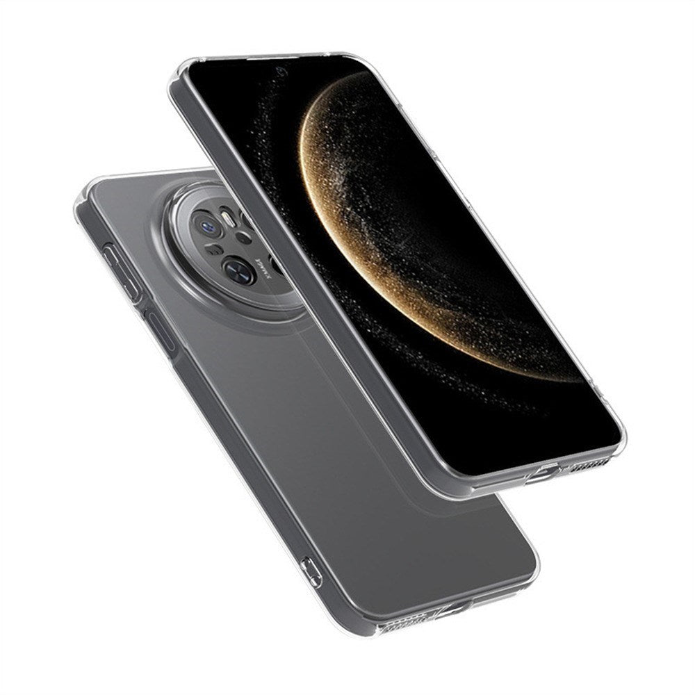 Huawei Mate 70 - EIDERWOOD Fleksibelt Plastik Bagside Cover - Gennemsigtig