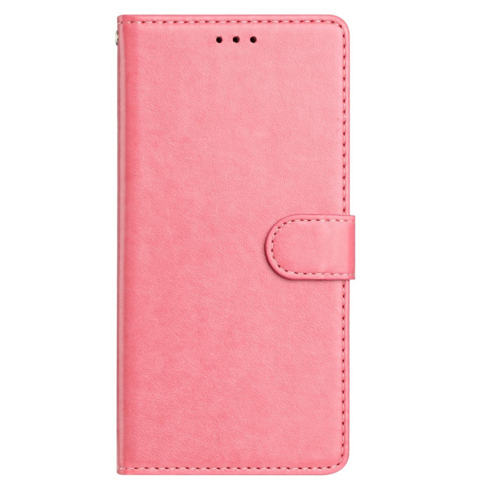 Samsung Galaxy A26 (5G) - EIDERWOOD Faux Leather Flip Cover m. Stropp - Rosa