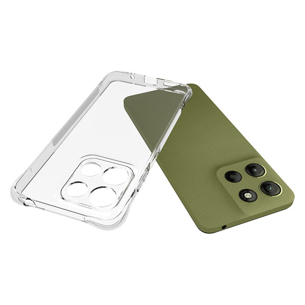 EIDERWOOD Motorola Moto G15 4G fleksibelt plastdeksel - Gjennomsiktig