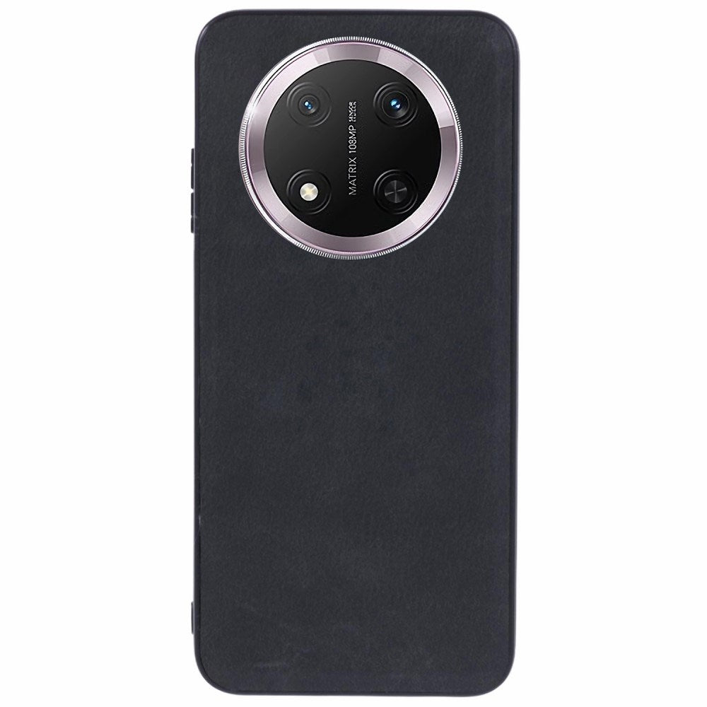 Honor Magic7 Lite - EIDERWOOD Kunstlæder Bagside Cover - Sort