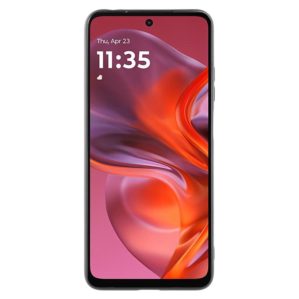 Motorola Moto G05 / E15 - EIDERWOOD Fleksibelt plastdeksel - Svart