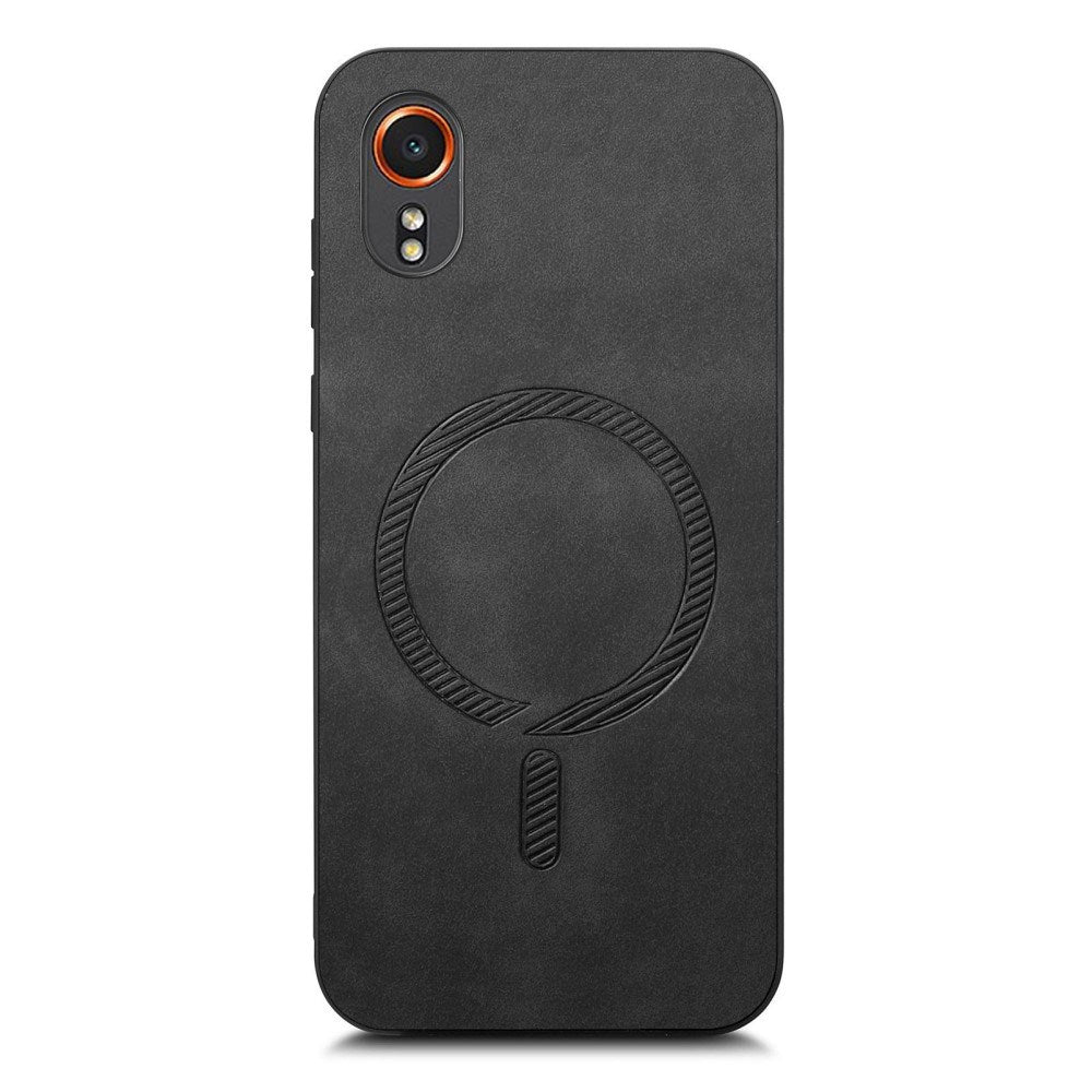 EIDERWOOD Samsung Galaxy Xcover 7 Kunstlæder Bagside Cover - MagSafe Kompatibel - Sort