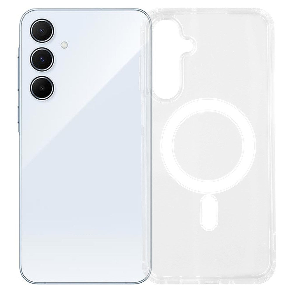EIDERWOOD Samsung Galaxy A56-deksel med Magsafe-kompatibilitet - Gjennomsiktig