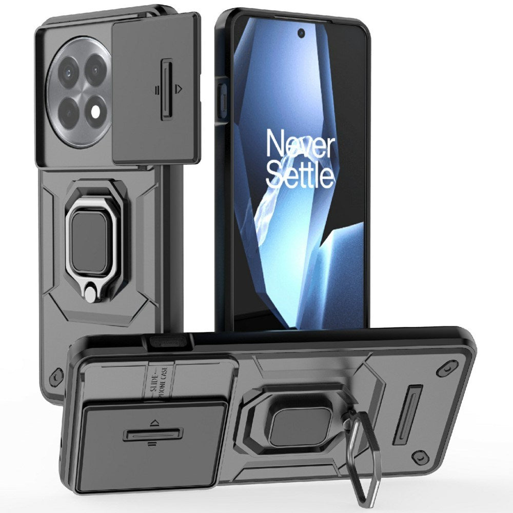 EIDERWOOD OnePlus 13R Craftsman-deksel med integrert kamerabeskyttelse - svart