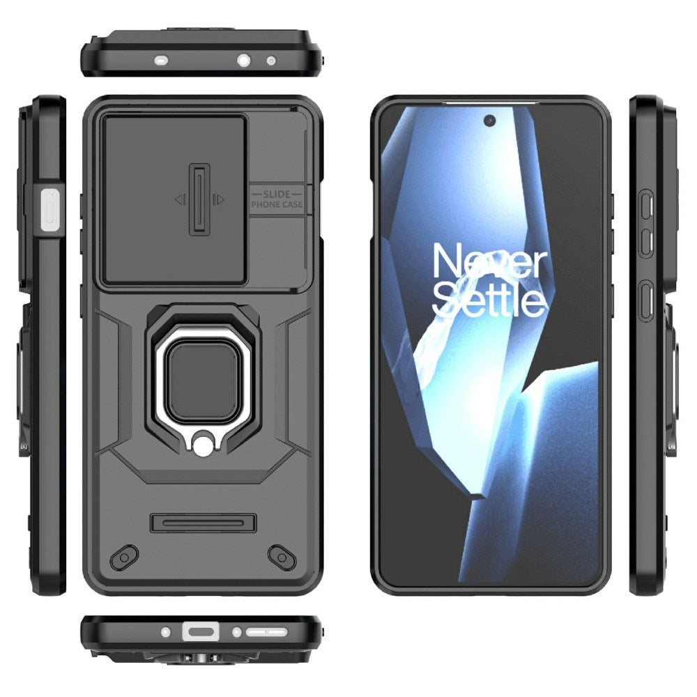 EIDERWOOD OnePlus 13R Craftsman-deksel med integrert kamerabeskyttelse - svart