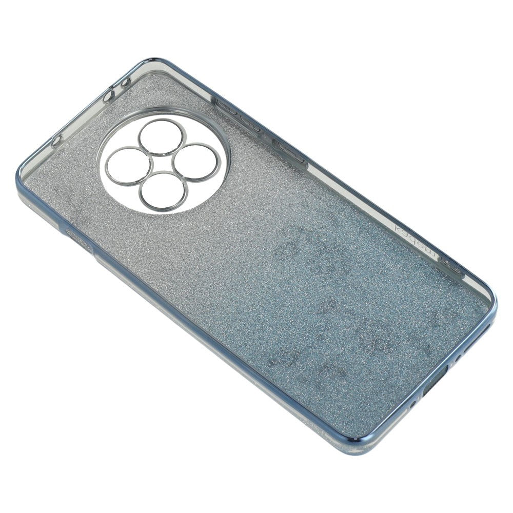 OnePlus 13R Fleksibelt Plastik Bagside Cover m. 2 x Lanyard - Blå