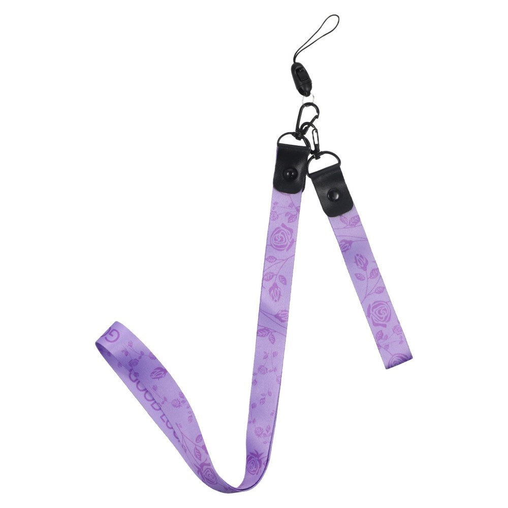 OnePlus 13R Fleksibelt Plastik Bagside Cover m. 2 x Lanyard - Lilla