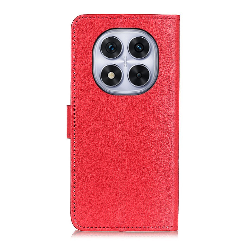 EIDERWOOD Xiaomi Redmi Note 14 Pro (5G) / Poco X7 Kunstlæder Flip Cover m. Kortholder - Rød
