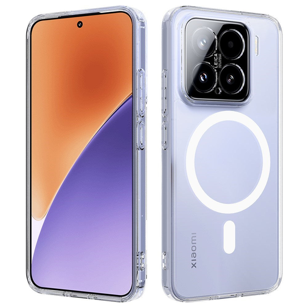 Xiaomi 15 - EIDERWOOD Fleksibelt Plastik Cover - MagSafe Kompatibel - Gennemsigtig