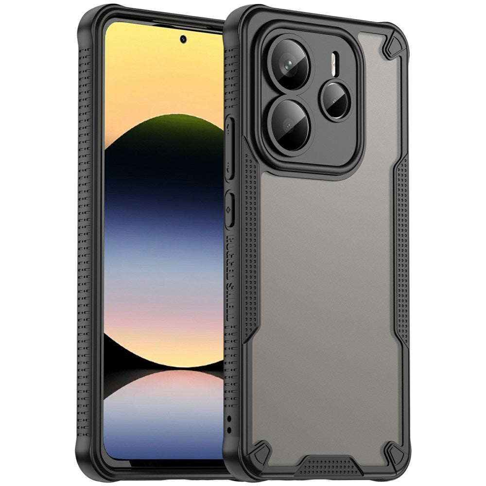 Xiaomi Redmi Note 14 (5G) - EIDERWOOD Hybrid Plastic Bakdeksel - Svart