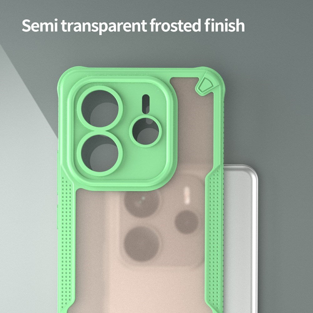 Xiaomi Redmi Note 14 (5G) - EIDERWOOD Hybrid Plastic Bakdeksel - Grønn