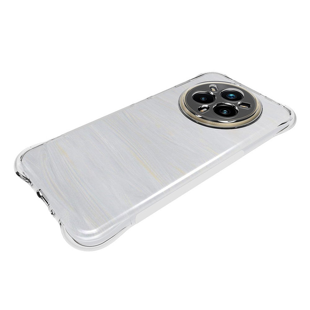 Realme 14 Pro+ (5G) EIDERWOOD Plastik Bagside Cover m. Stødabsorberende Hjørner - Gennemsigtig