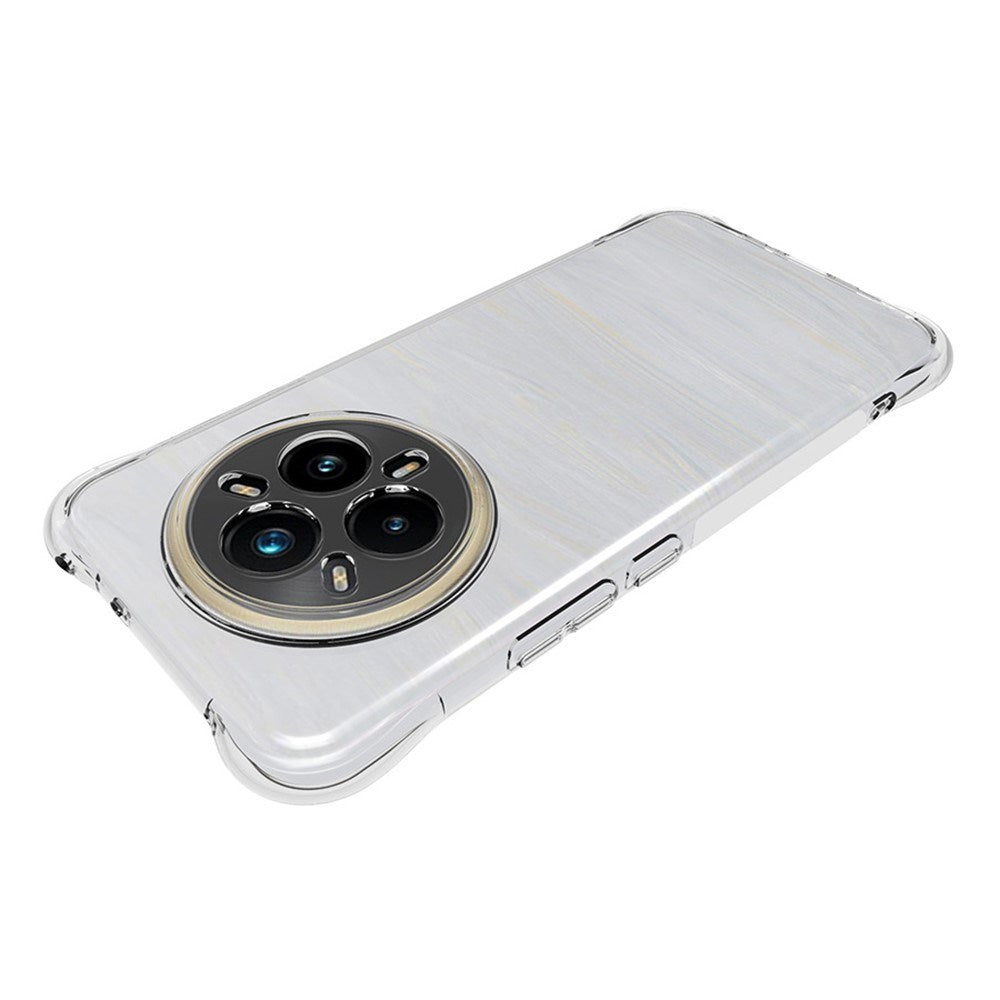 Realme 14 Pro+ (5G) EIDERWOOD Plastik Bagside Cover m. Stødabsorberende Hjørner - Gennemsigtig