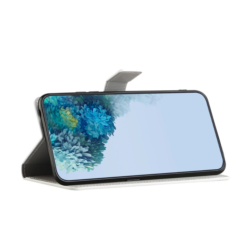 EIDERWOOD Samsung Galaxy S25 Edge Kunstlæder Flip Cover m. Pung & Ståfunktion - Sommerfugle