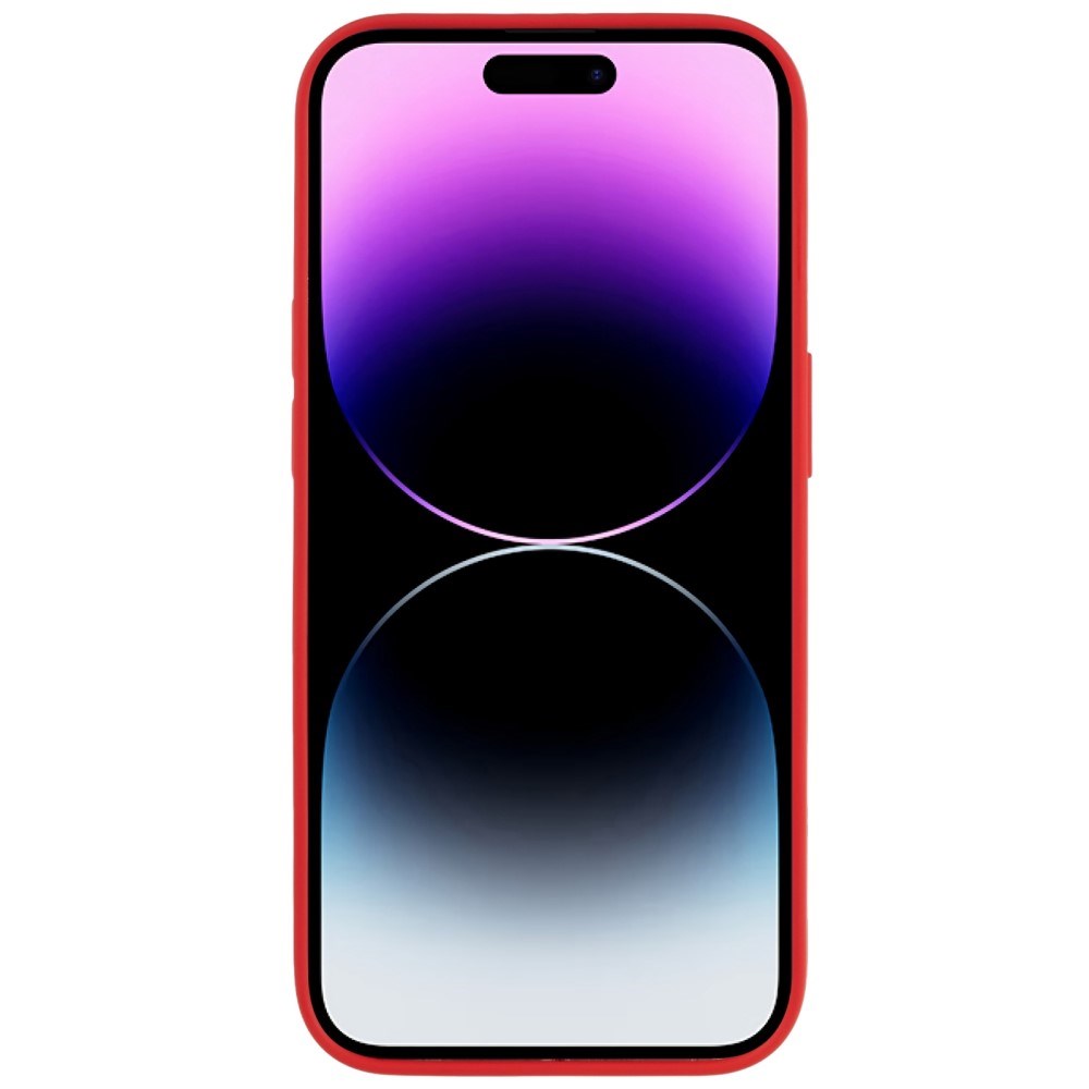 EIDERWOOD iPhone 14 Pro Max Fleksibelt Plast Bagside Cover - Rød