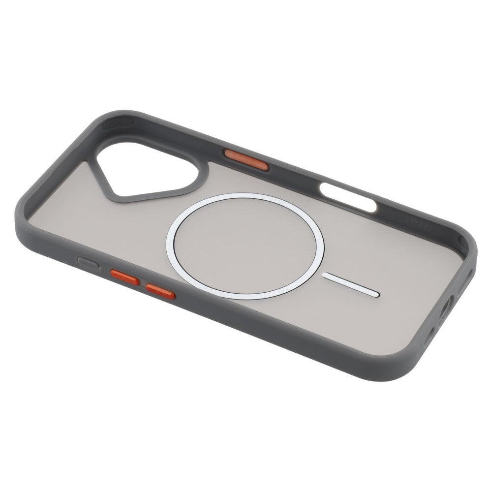 EIDERWOOD - iPhone 16 Plus - Mat Hybrid Plastik Cover - MagSafe Kompatibel - Grå