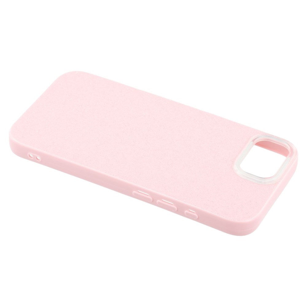 EIDERWOOD IPhone 16e Fleksibelt Plastik Bagside Cover m. Glimmer - Lyserød