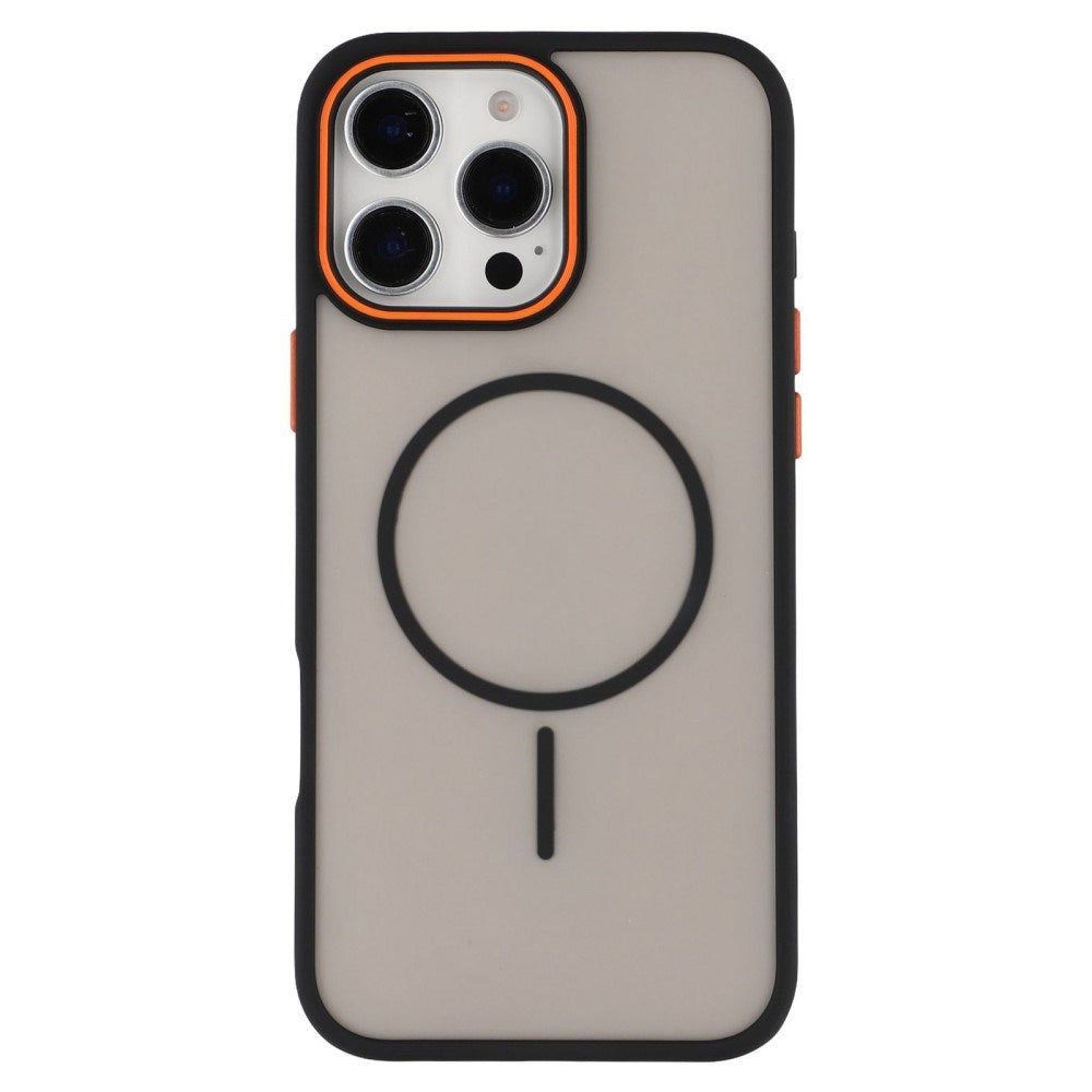 EIDERWOOD - iPhone 16 Pro - Mat Hybrid Plastik Cover - MagSafe Kompatibel - Sort