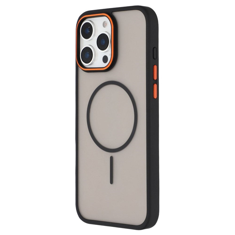 EIDERWOOD - iPhone 16 Pro - Mat Hybrid Plastik Cover - MagSafe Kompatibel - Sort