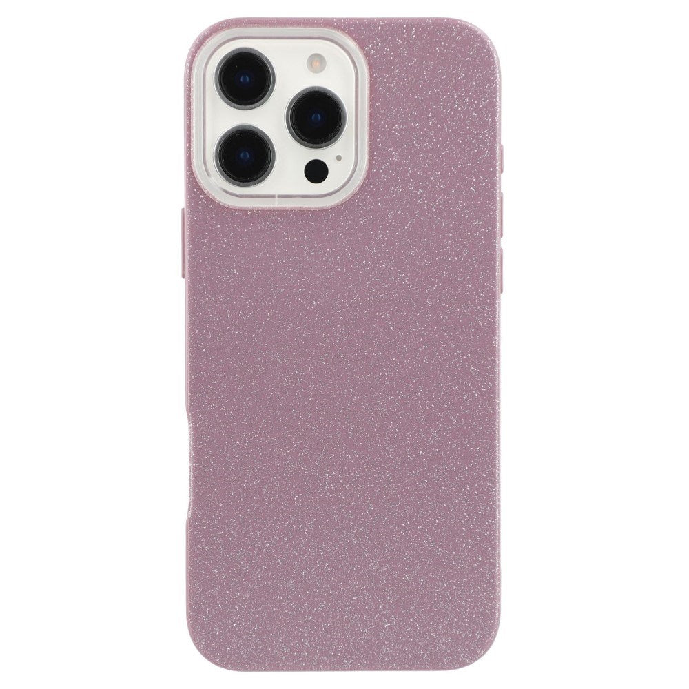 EIDERWOOD IPhone 16 Pro Fleksibelt Plastik Bagside Cover m. Glimmer - Lilla