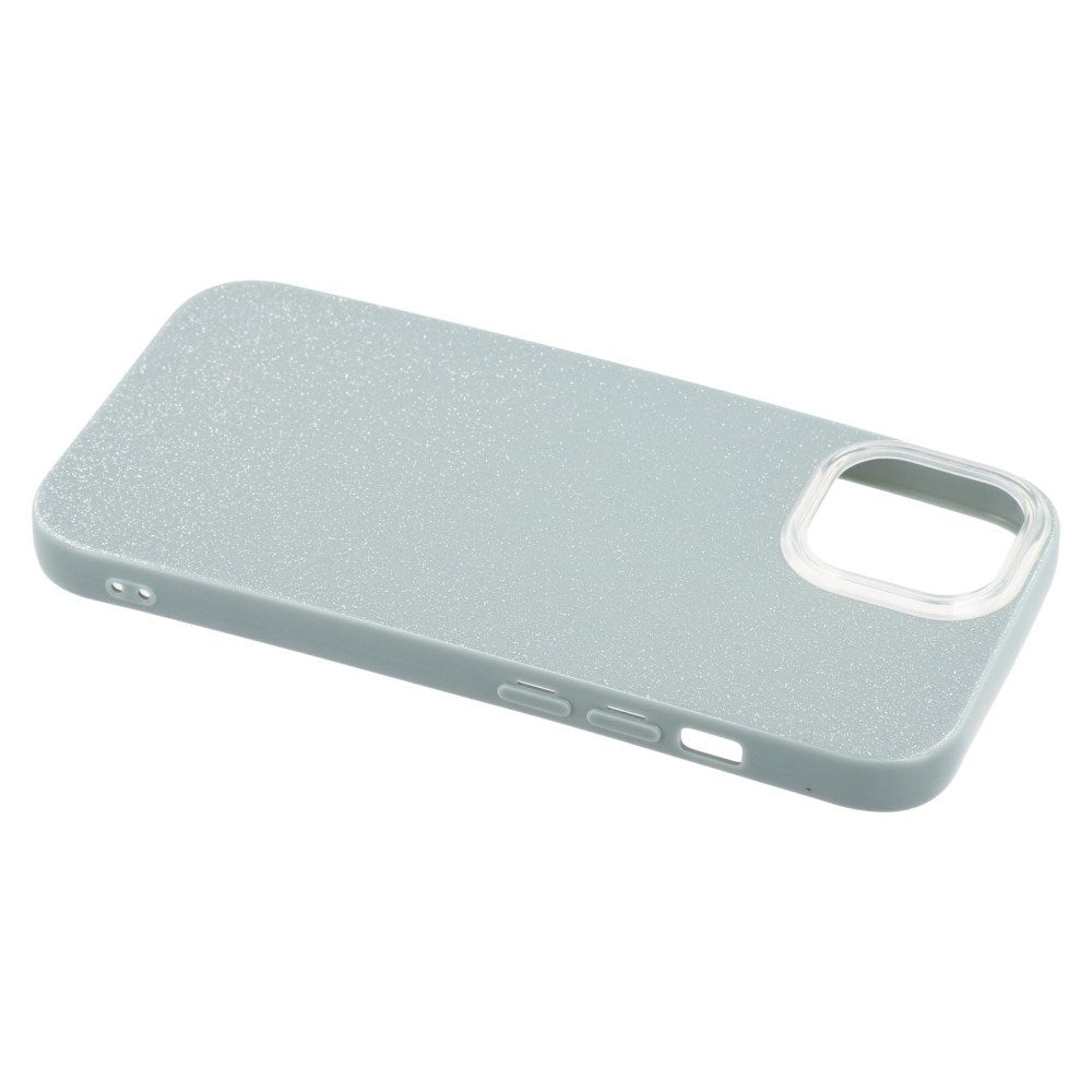 EIDERWOOD iPhone 14 / 13 Fleksibelt Plastik Bagside Cover m. Glimmer - Grøn