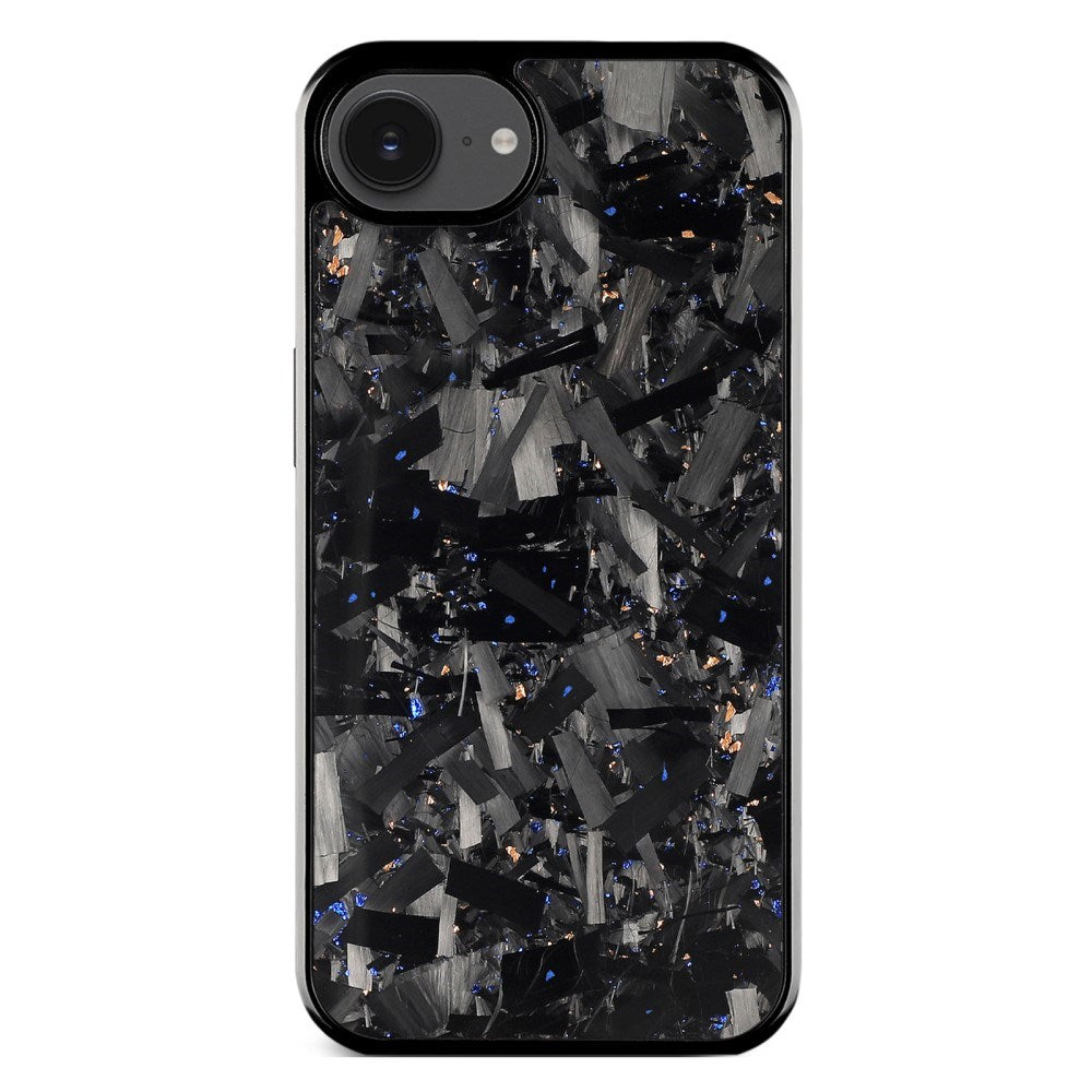 EIDERWOOD - iPhone 16e - Aramid Fiber Plastik Cover - Blå / Guld