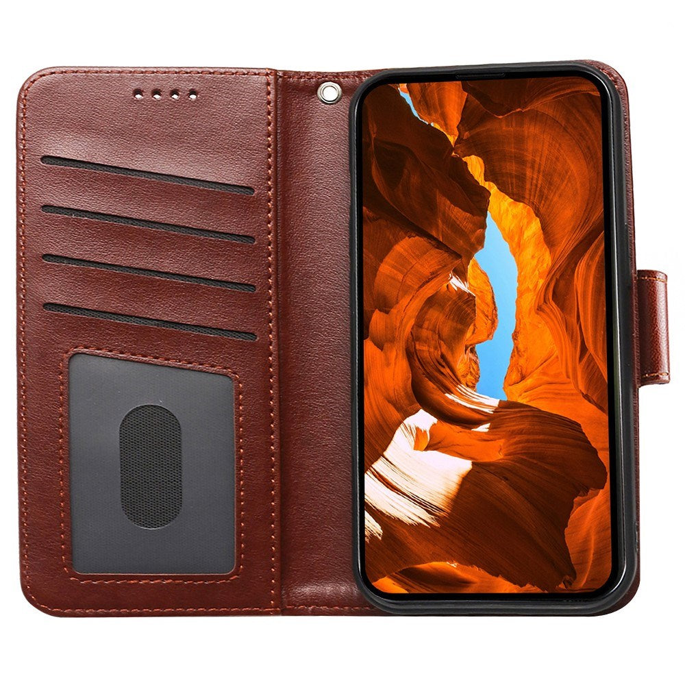 EIDERWOOD Xiaomi 15 Ultra - Imiteret Læder Flip Cover - Brun