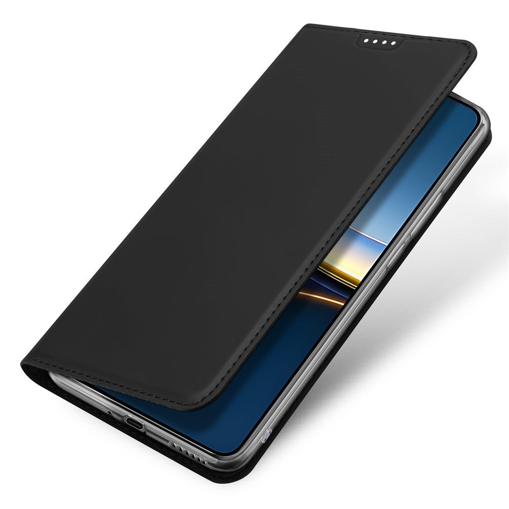 Xiaomi Poco F7 Pro EIDERWOOD Kunstlæder Flip Cover m. Kortholder - Sort