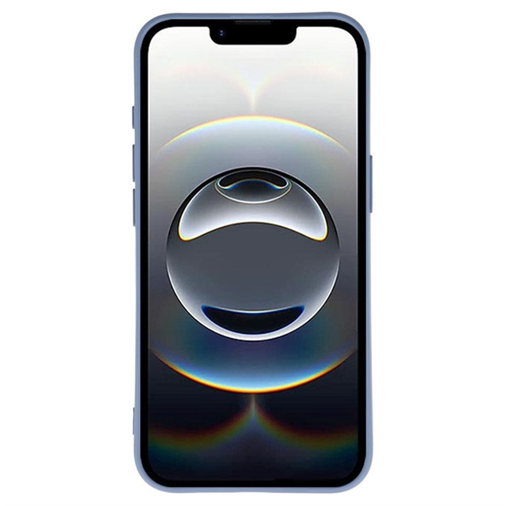 iPhone 16e Sæt m. Fleksibelt Plastik Bagside Cover - Skærmbeskyttelse - Strop - Lavendel